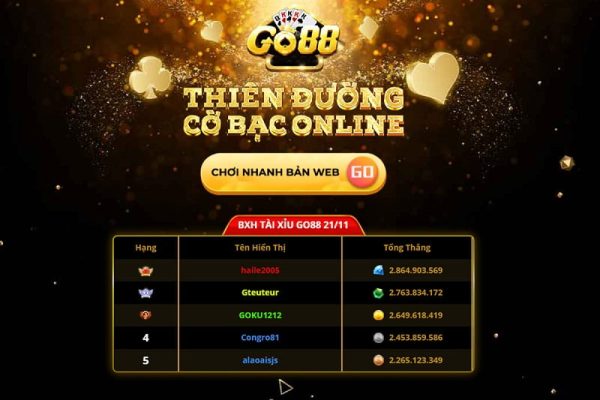 Thiên đường chơi game Go88